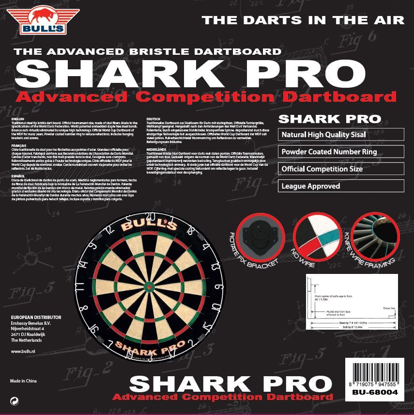 Bull's - Shark Pro - Dartbord