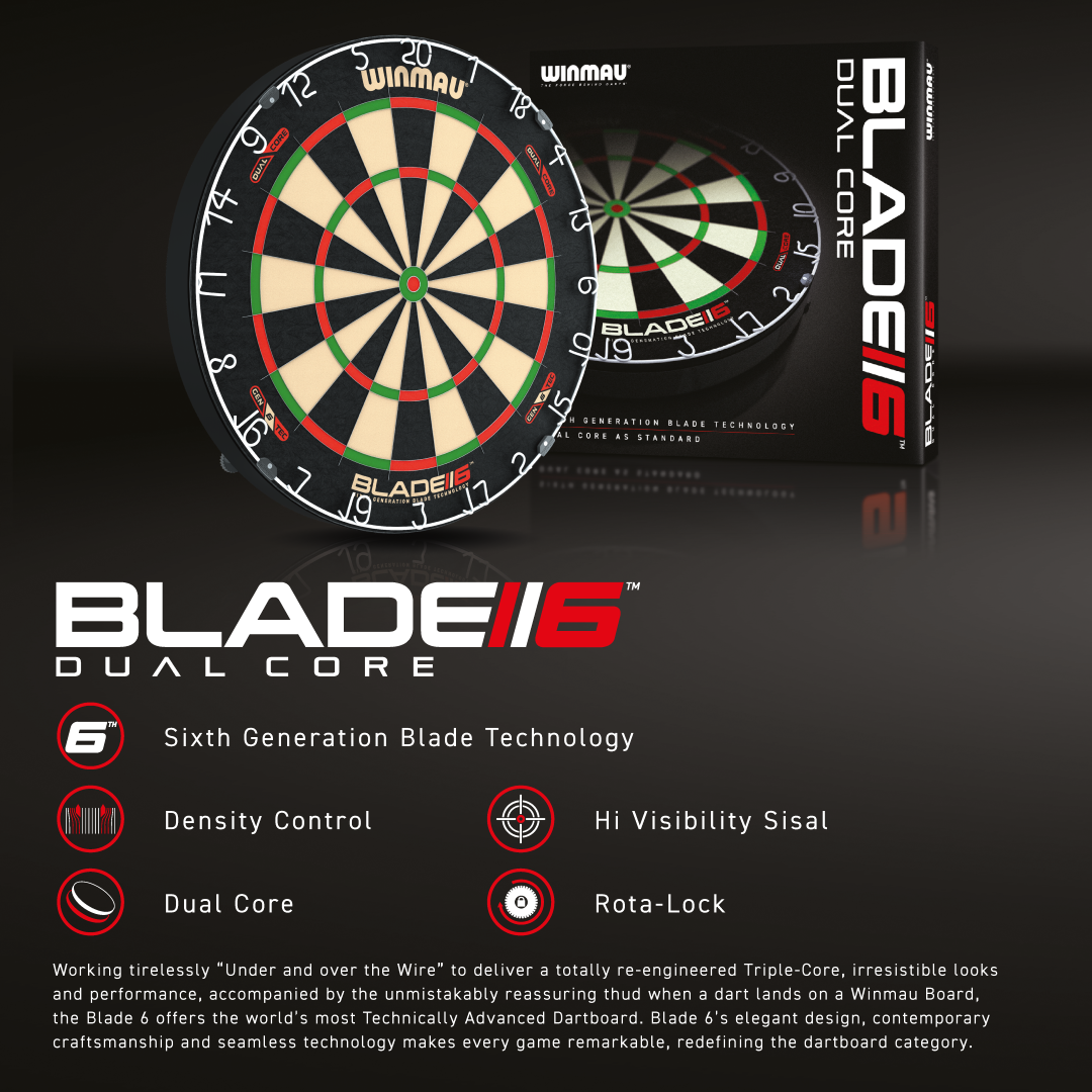 Winmau - Blade 6 Dual Core - Dartboard