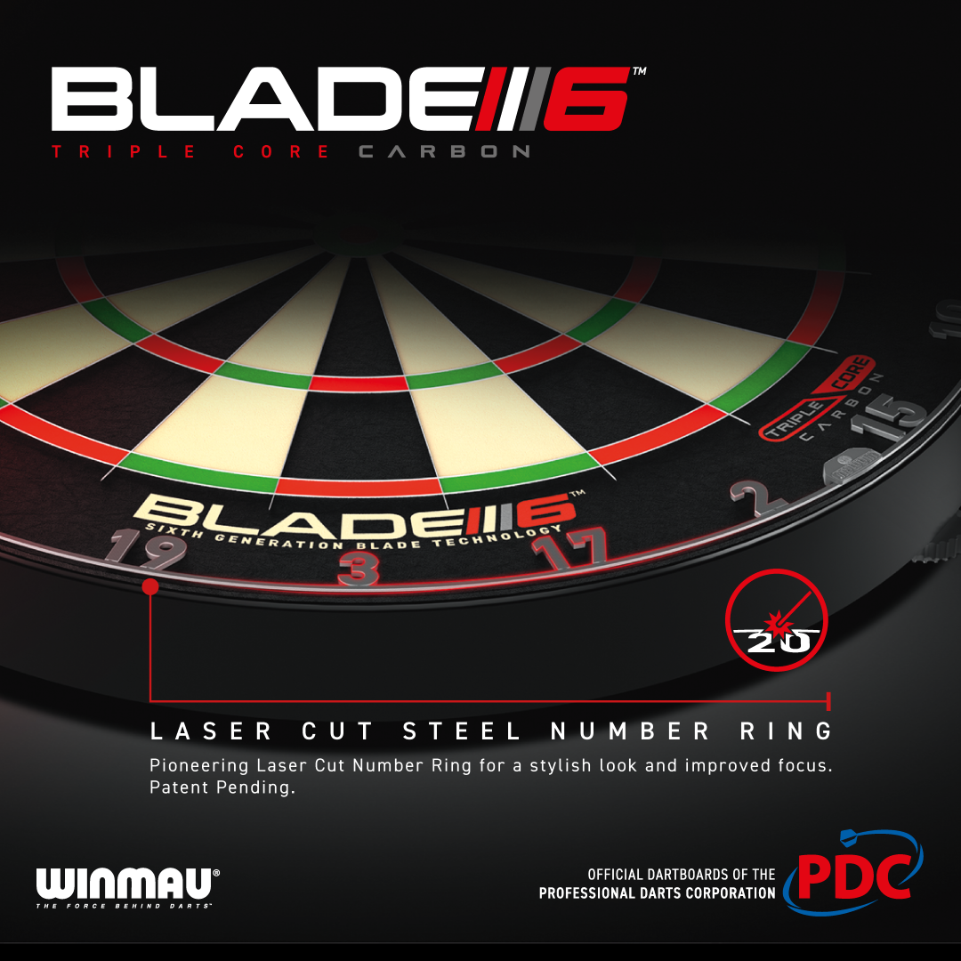 Winmau - Blade 6 Triple Core PDC - Dartboard