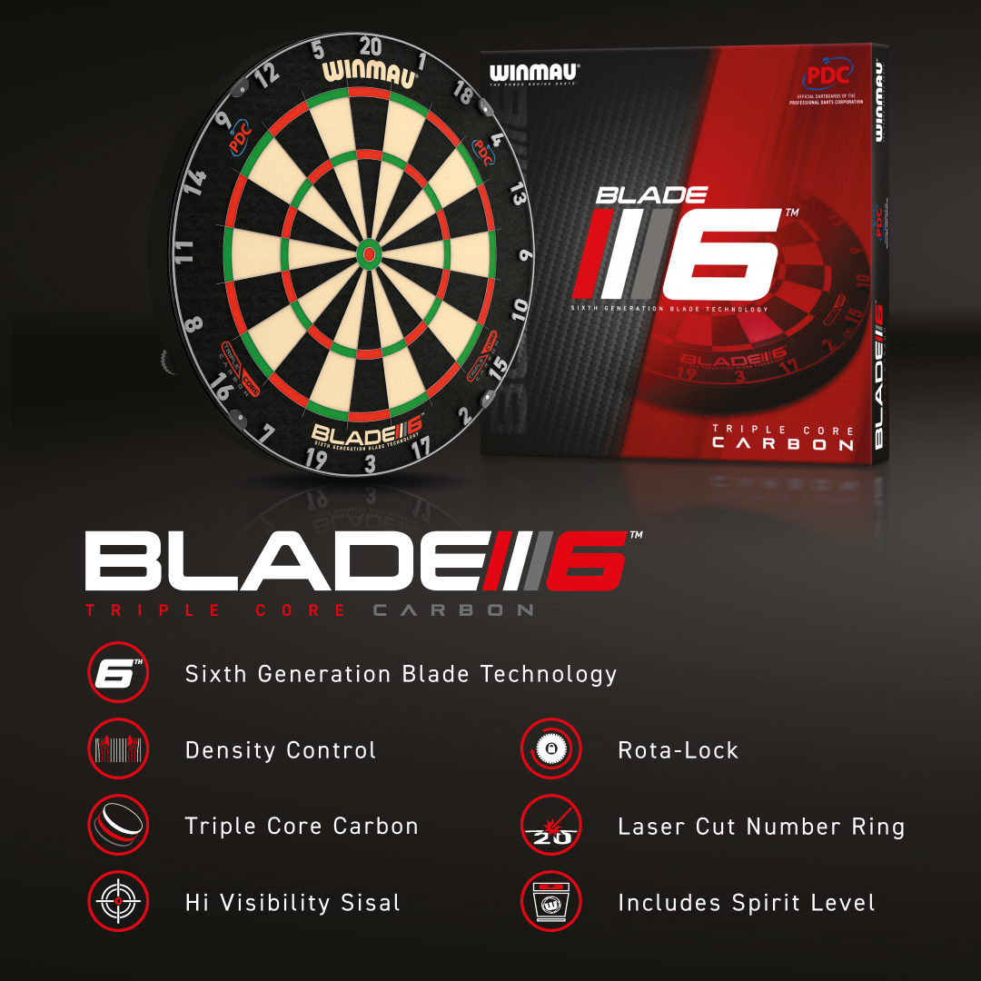 Winmau - Blade 6 Triple Core PDC - Dartboard