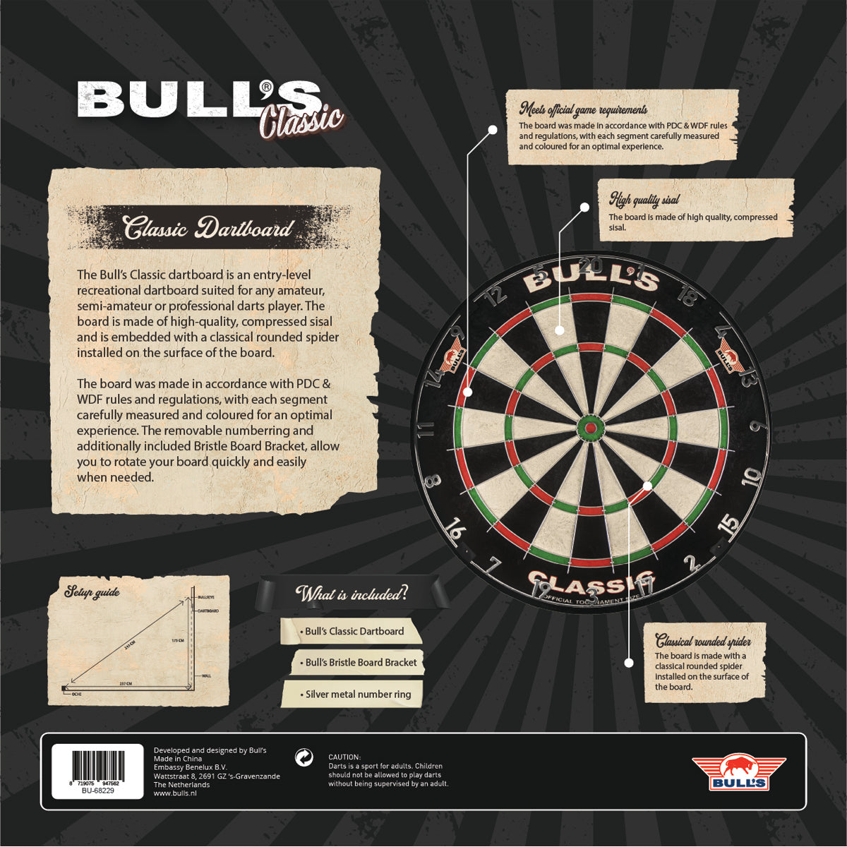 Bull's - Classic - Dartbord