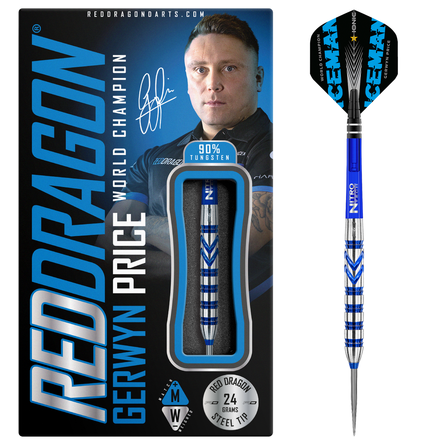 Red Dragon - Gerwyn Price - Original Blue 90%