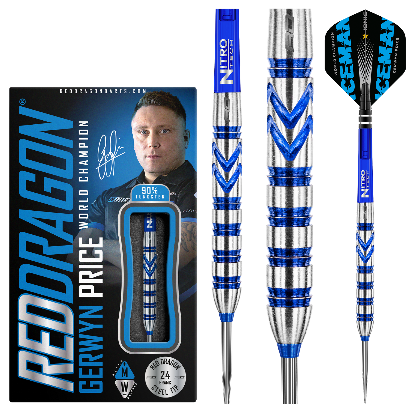 Red Dragon - Gerwyn Price - Original Blue 90%