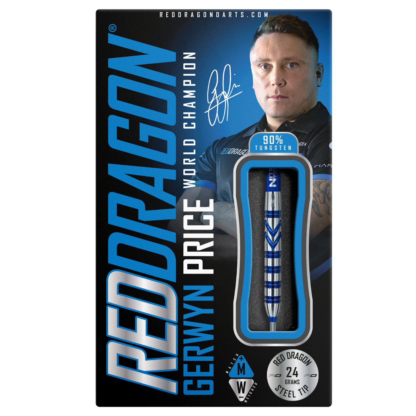 Red Dragon - Gerwyn Price - Original Blue 90%