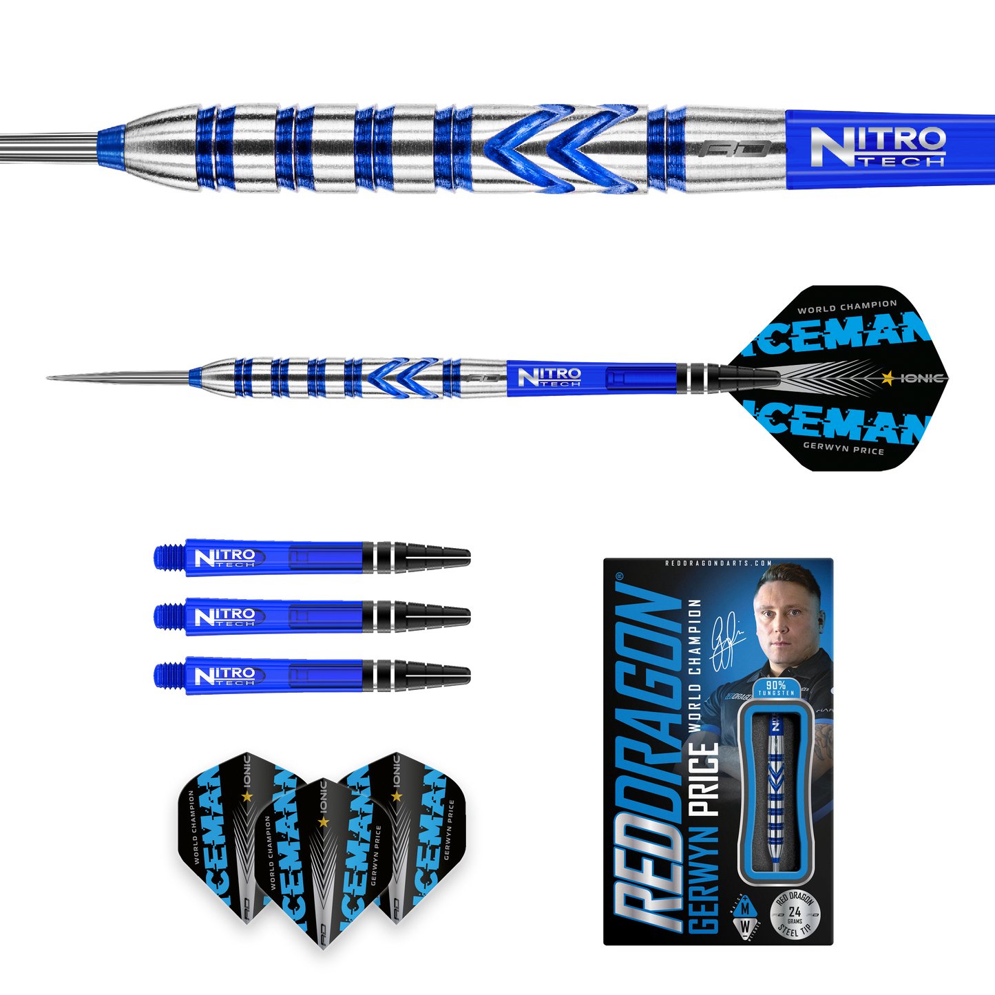 Red Dragon - Gerwyn Price - Original Blue 90%