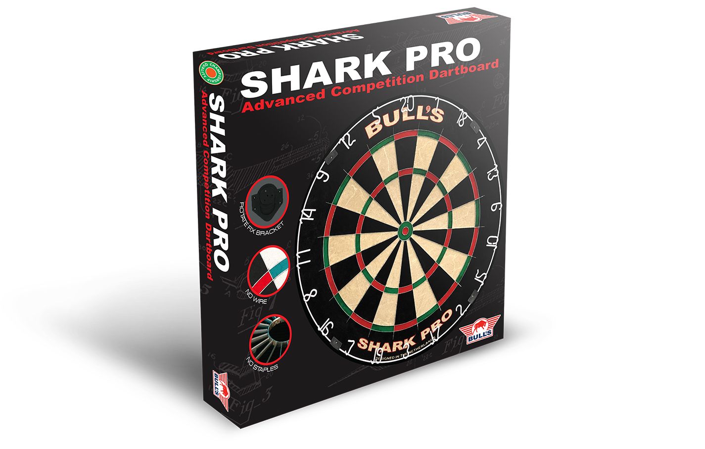 Bull's - Shark Pro - Dartbord