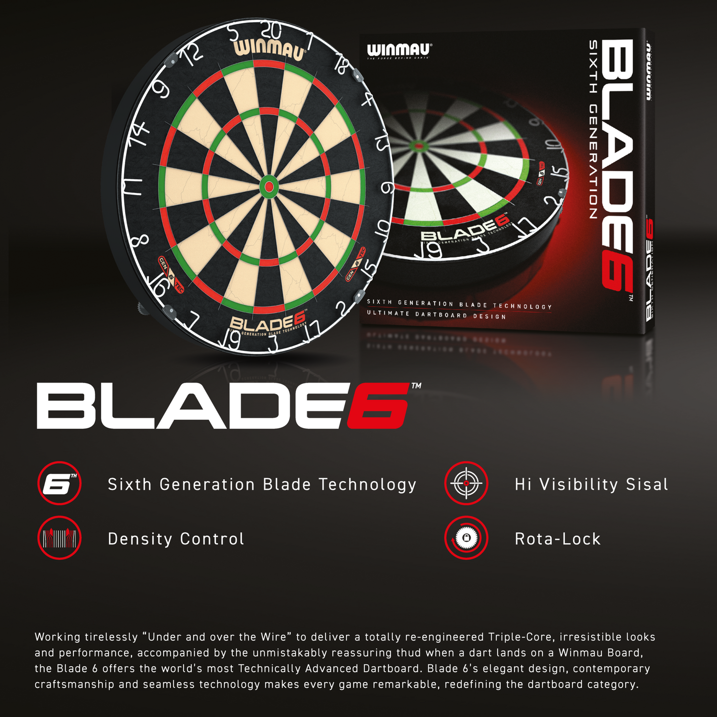 Winmau - Blade 6 - Dartboard