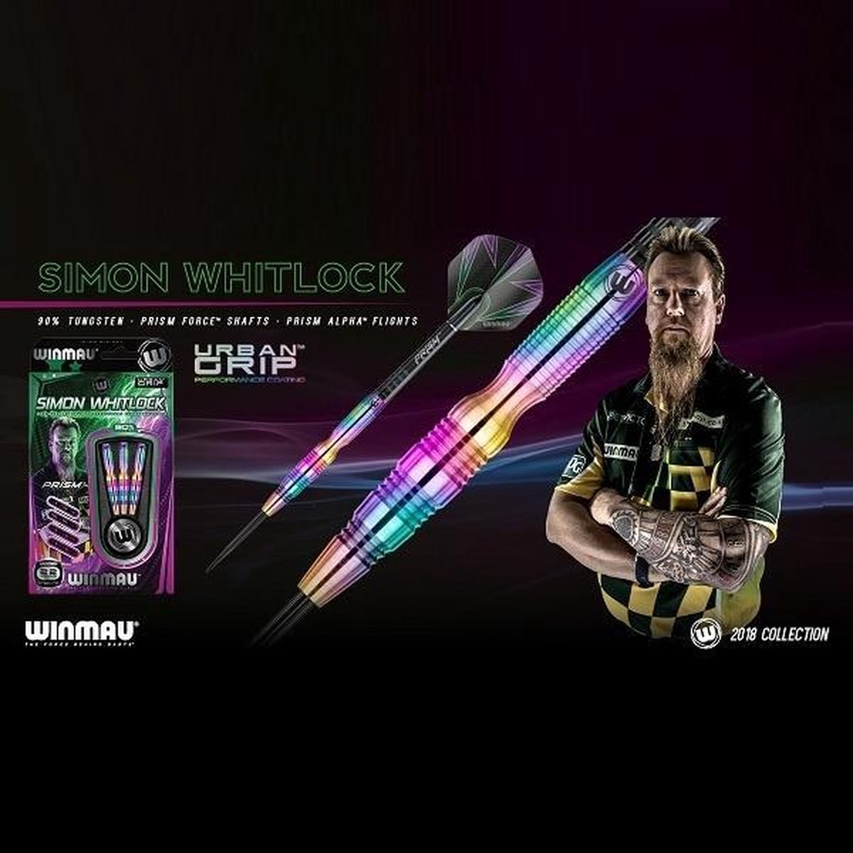 Winmau - Simon Whitlock - Rainbow 90%