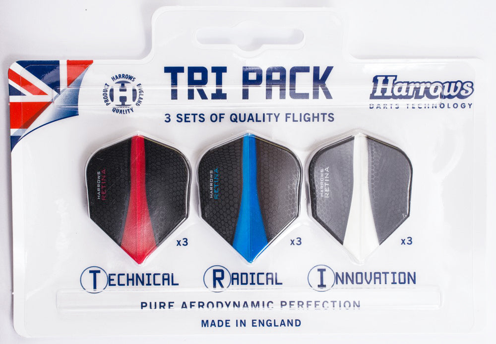 Harrows - Retina Tri Pack - 3 Sets Flights