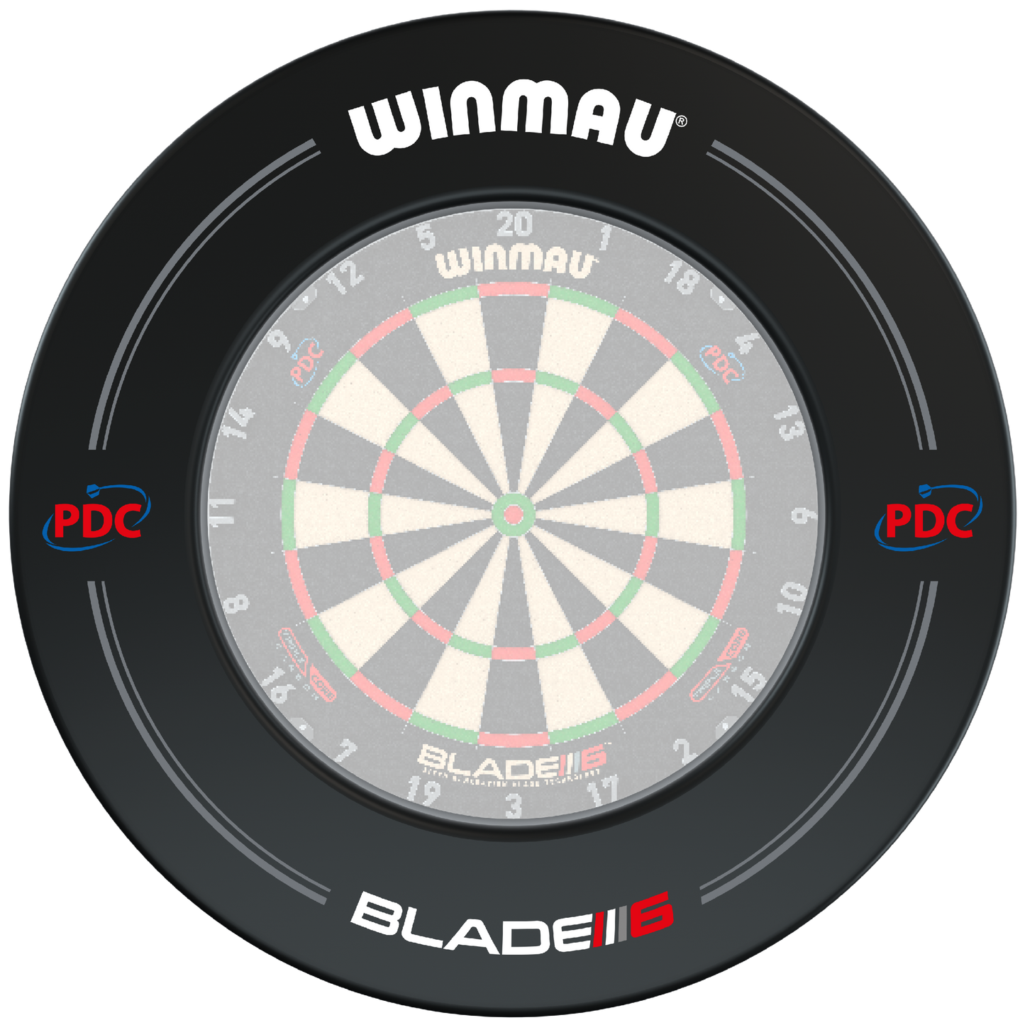 Winmau - Surround Blade 6 - Zwart