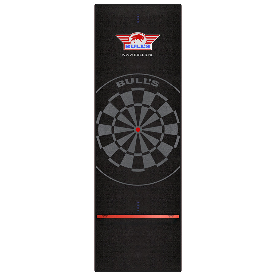 Bull's - Carpet Dartmat + Oche - Black 300x90 cm