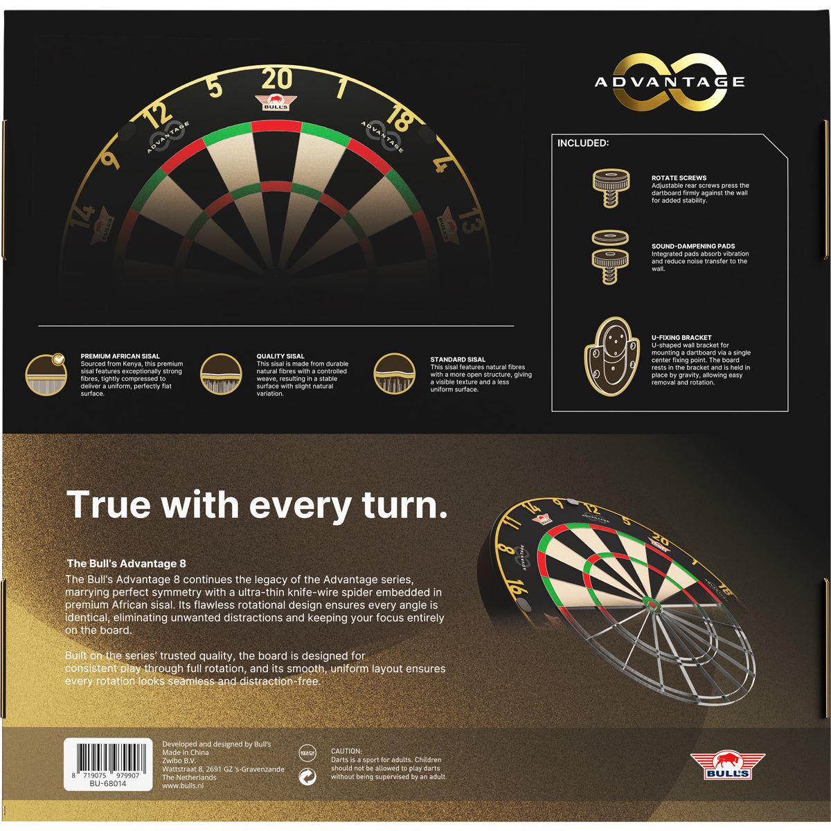 Bull's - Advantage 8 - Dartboard