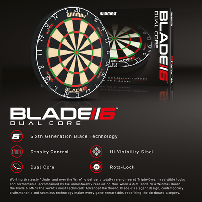 Winmau - Blade 6 Dual Core - Dartboard
