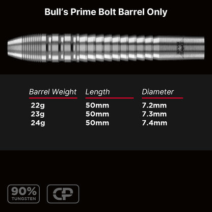 Bull's - Prime 90% - Bolt CP - Barrels Only