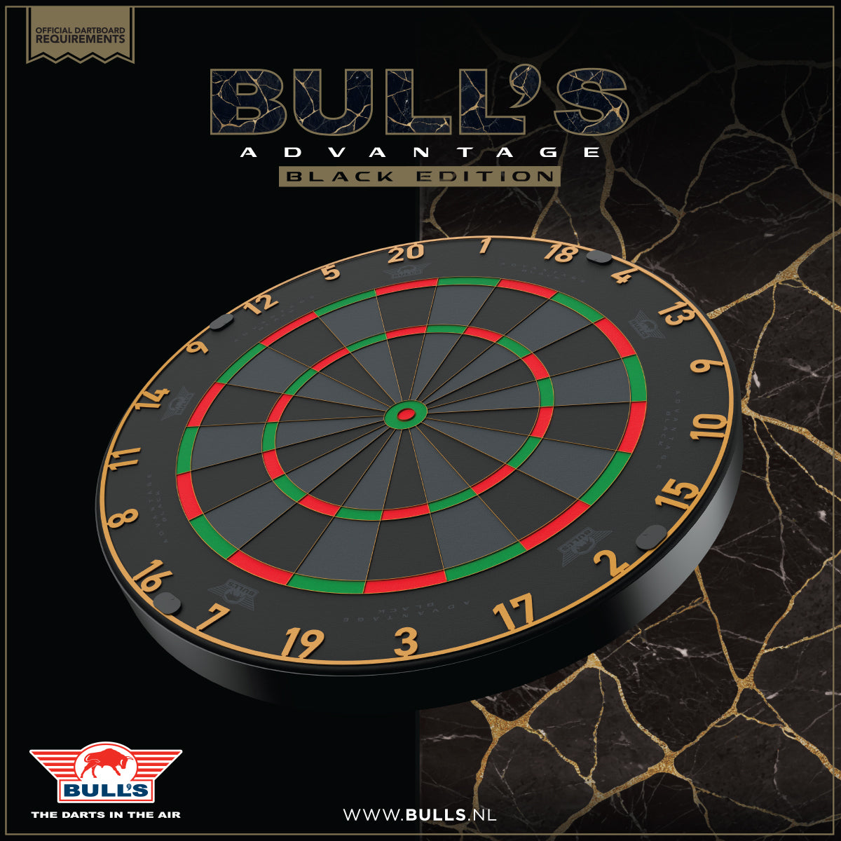 Bull's - Advantage Black - Dartboard