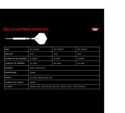 Bull's - Lightning 90% - White