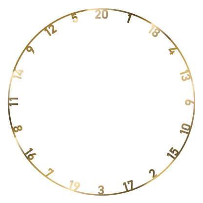 Bull's - Metal Number Ring Set - 3 stuks