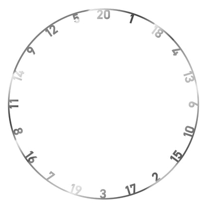Bull's - Metal Number Ring Set - 3 stuks