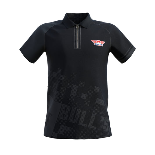 Bull's - Plain Black Dart Polo