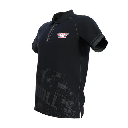 Bull's - Plain Black Dart Polo