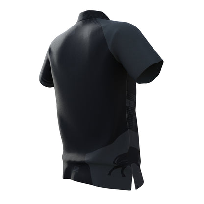 Bull's - Plain Black Dart Polo