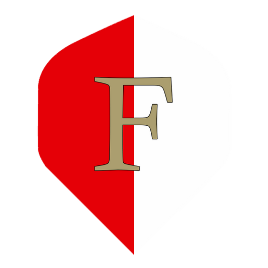 DLDarts - Voetbal - Gouden F - 100 micron