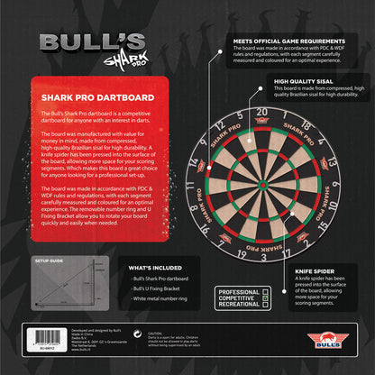 Bull's - Shark Pro - Dartboard