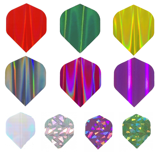 DLDarts - Holographic Standaard Flight - 75 micron