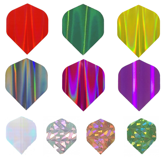 DLDarts - Holographic Standaard Flight - 75 micron