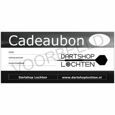 Dartshop Lochten Cadeaubon